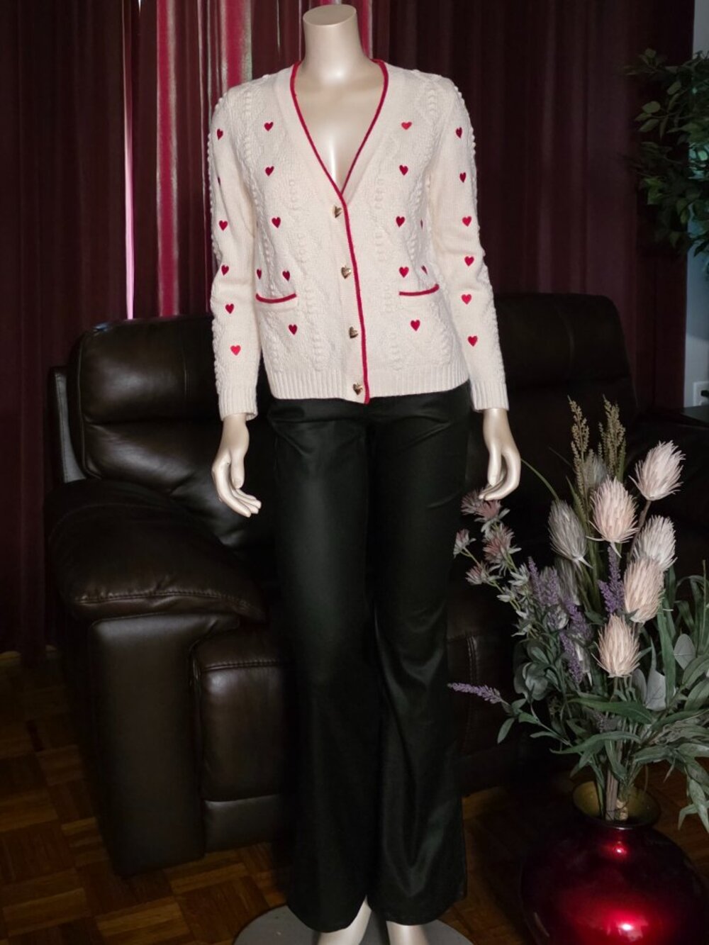 TALBOTS Hearts Sweater!